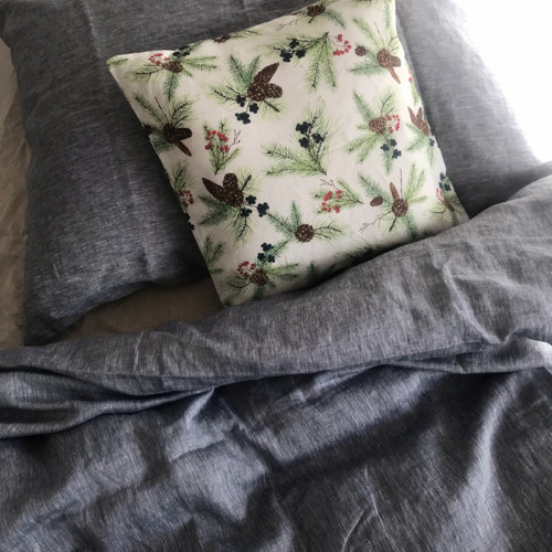 Lněný polštář Vánoční — foto 2