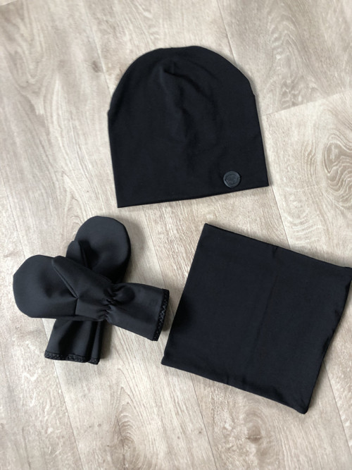 Softshellové rukavice černé — foto 3