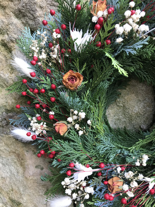 Přírodní červený věnec — foto 3