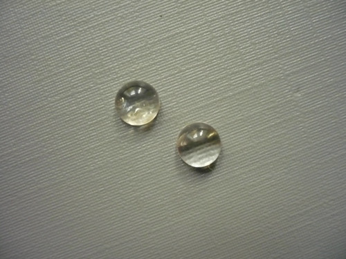 Pár kabošonů - citrín 6 mm, č.66Af — foto 2