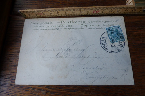 Od přítelkyň...stará pohlednice, 1903 — foto 5