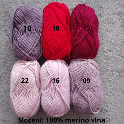 Pletená čelenka 100% merino — foto 4
