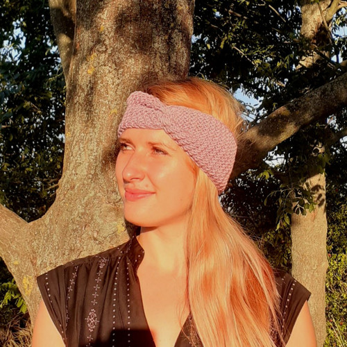 Pletená čelenka 100% merino — foto 2
