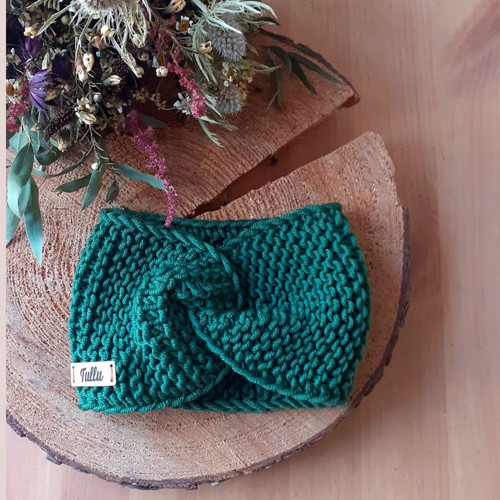 Pletená čelenka 100% merino — foto 3