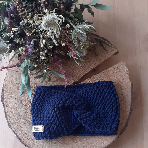 Pletená čelenka 100% merino — foto 2