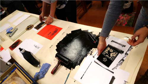 NOVOROČENKA - workshop grafiky - DRAK / Teplice — foto 3