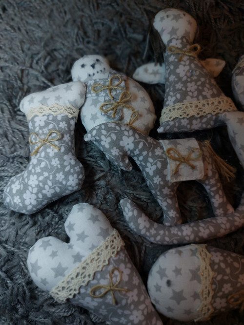 Set šitých vánočních ozdob — foto 4