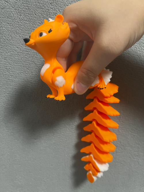 Flexi Veverka - 23,5 cm - 3D tisk — foto 4