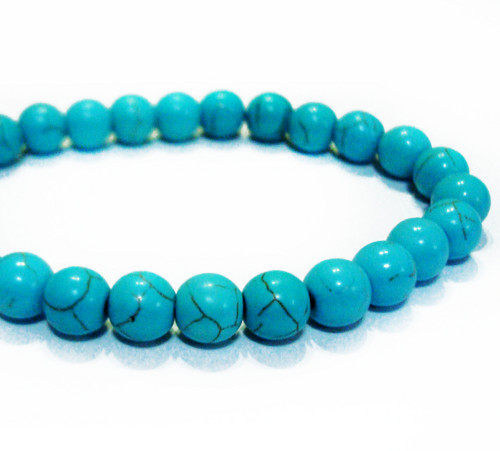 Náramek - Blue Howlite (Magnezit) — foto 3