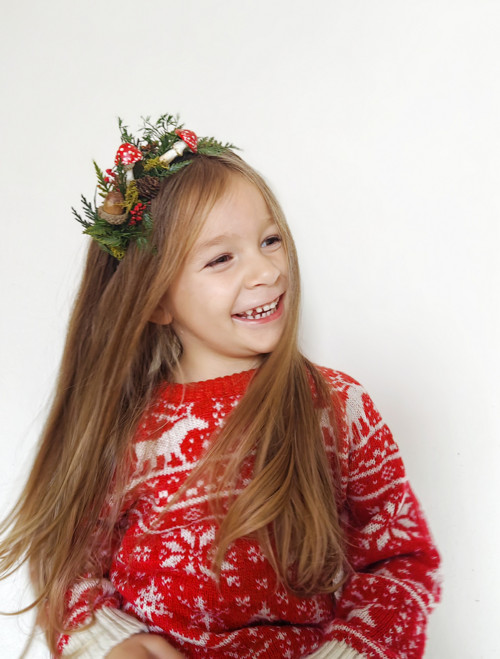 Vánoční čelenka "vánoční les" — foto 5