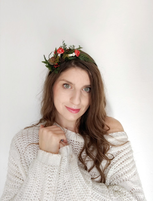 Vánoční čelenka "vánoční les" — foto 6