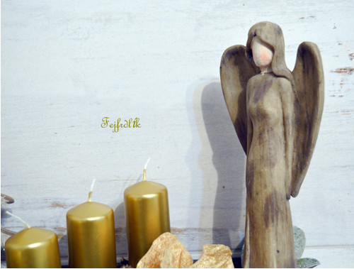 Vánoční adventní dekorace na dřevě. — foto 3