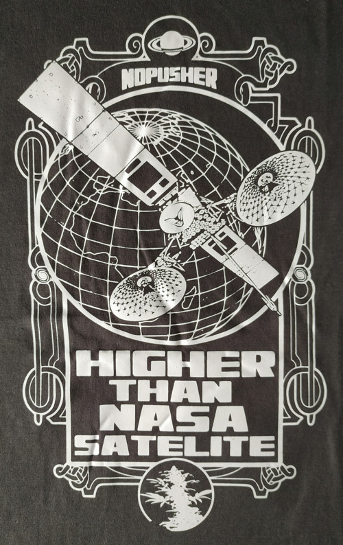 Tričko Higher than Nasa Satelite — foto 3