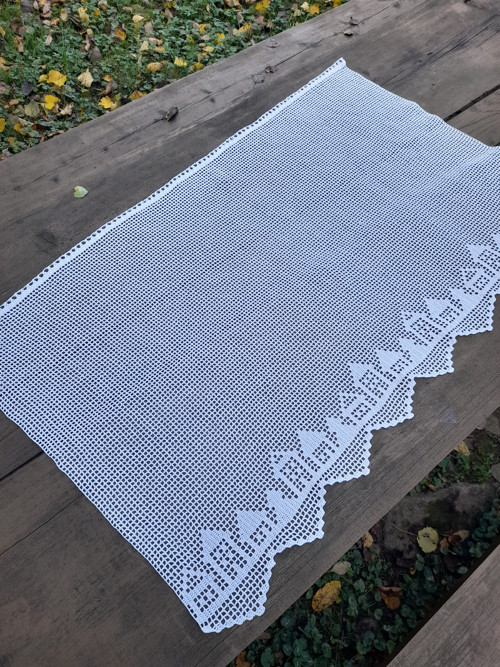 Háčkovaná záclonka — foto 3