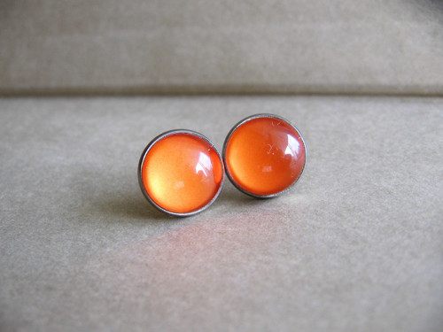 Orange Drop, náušnice nerez — foto 2