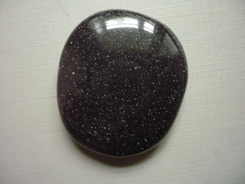 Placka - avanturín modrý 43 mm, č.903f — foto 3