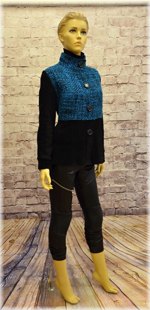Kabátek - Tyrkys - Vel. 42 — foto 2