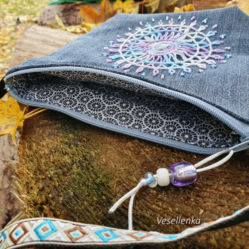 Taštička Bea jeans - Hortensie — foto 4