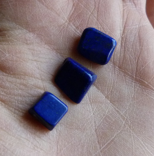 Lapis-lazuli - 3 ks (3/1) cm - Extra — foto 5