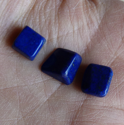 Lapis-lazuli - 3 ks (3/1) cm - Extra — foto 2