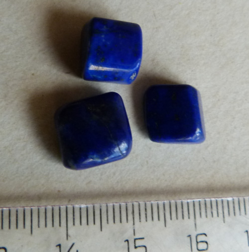 Lapis-lazuli - 3 ks (3/2) cm - Extra — foto 3