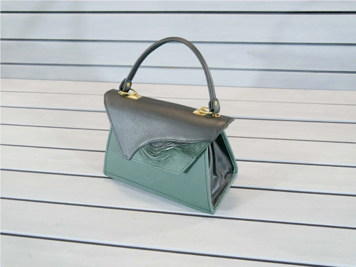 Kožená flap kabelka - Mia — foto 2