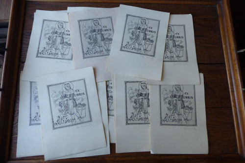 Jaroslav Vodrážka, grafika, Ex Libris Ant.Wellner — foto 2