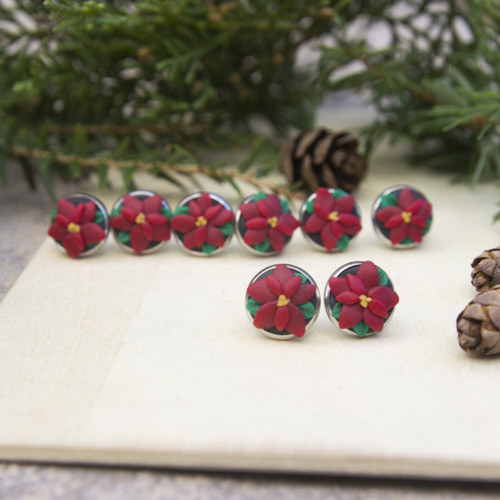Náušnice - vánoční hvězda — foto 3