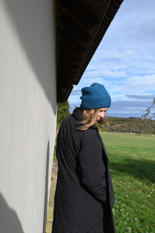 Čepice tmavý tyrkys — foto 6