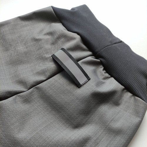 Softshell kalhoty s beránkem ČERNÉ — foto 3