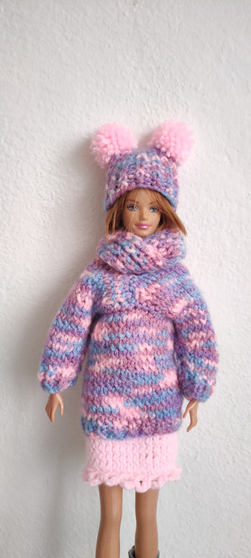 Zimní komplet pro Barbie — foto 4