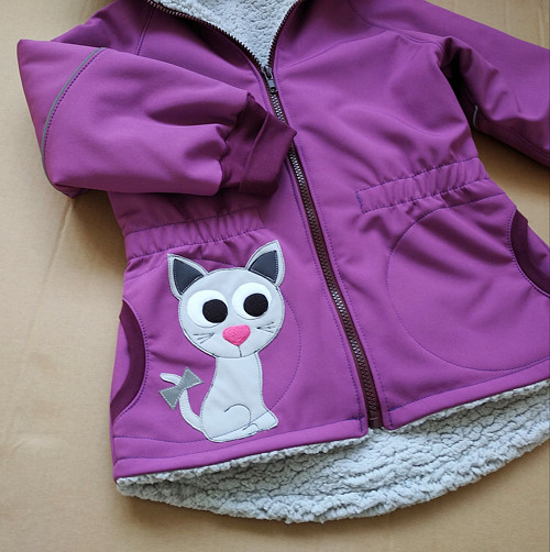 Rostoucí softshell bunda...vel. 104/110 SLEVA !! — foto 2