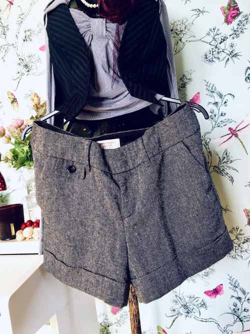 Kraťásky tvídové dandy chic — foto 2