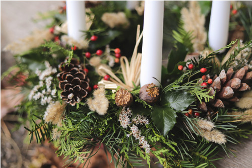 Adventní věneček přírodní — foto 2