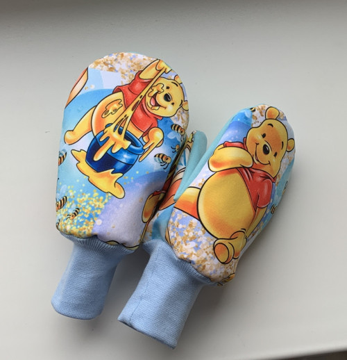 Softshellové rukavice-medový Méďa — foto 3