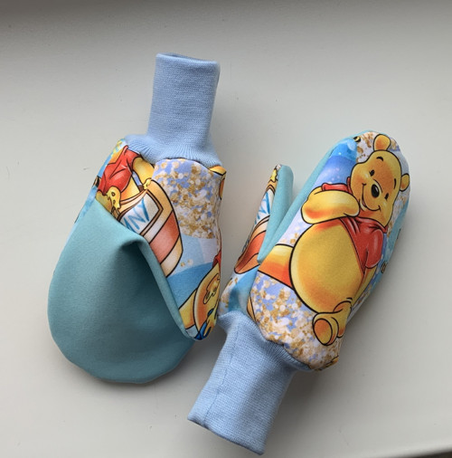 Softshellové rukavice-medový Méďa — foto 2