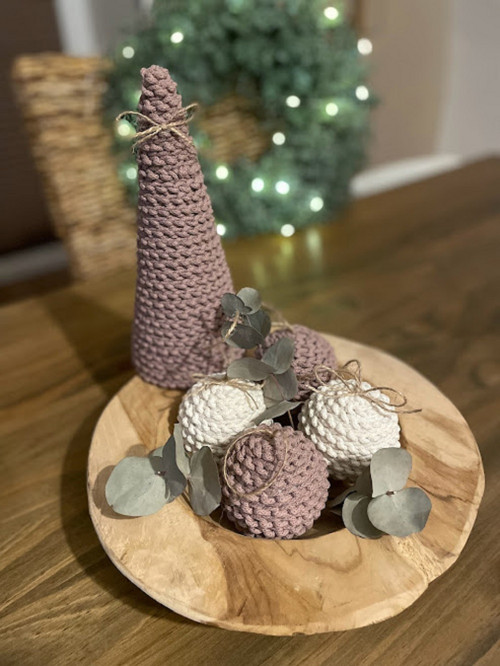 Vánoční háčkovaný stromeček — foto 5