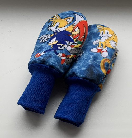 Softshellové rukavice- ježek Sonic — foto 2