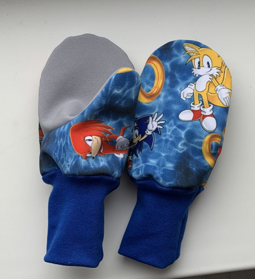 Softshellové rukavice- ježek Sonic — foto 3