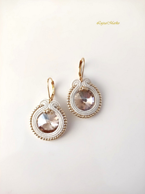 Zoe soutache/sutaš náušnice — foto 3