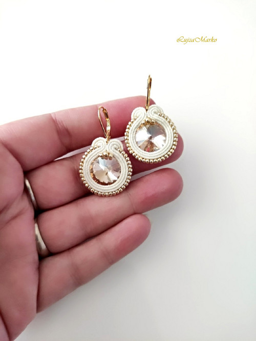 Zoe soutache/sutaš náušnice — foto 4