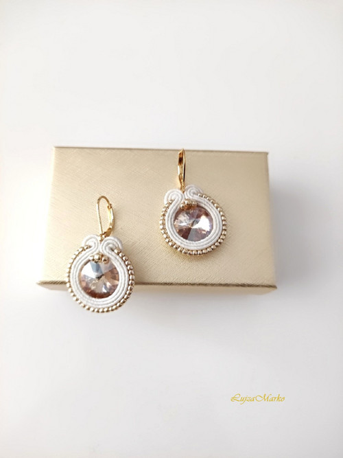 Zoe soutache/sutaš náušnice — foto 2