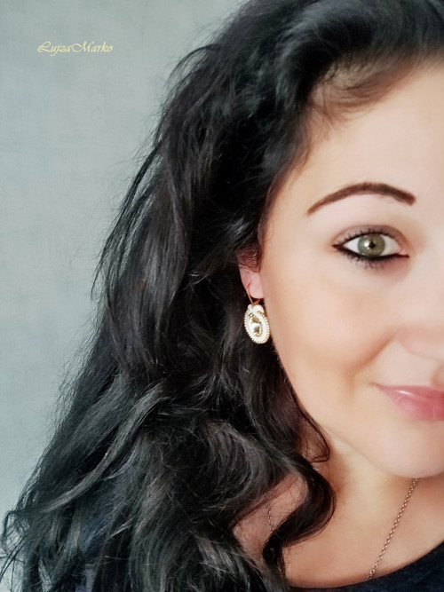 Zoe soutache/sutaš náušnice — foto 5