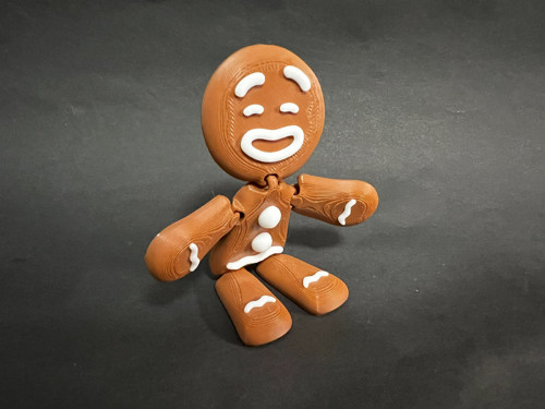 Veselý Flexi Perníček - 10 cm - 3D tisk — foto 4