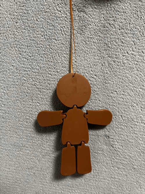 Veselý Flexi Perníček - 10 cm - 3D tisk — foto 3