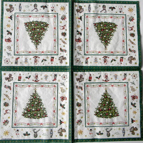 Vánoční ubrousek 25cm x 25cm — foto 2