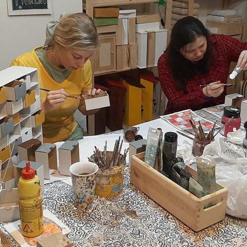 Zimní workshop výroba adventního kalendáře — foto 2