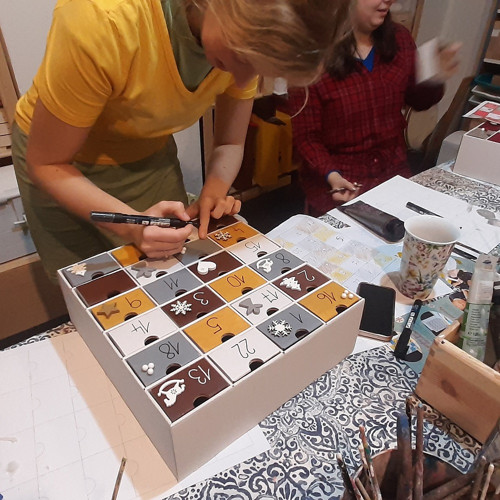 Zimní workshop výroba adventního kalendáře — foto 4