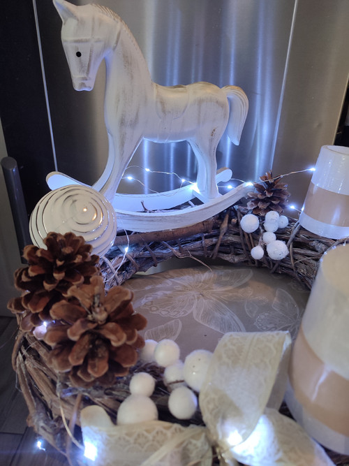 Adventní věnec s koníkem — foto 3