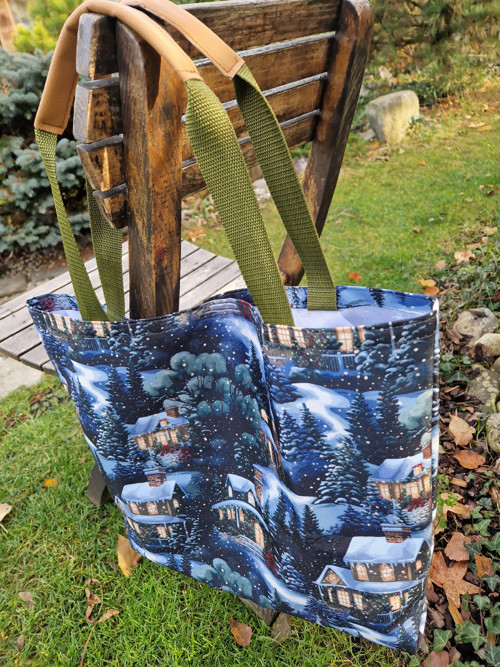 BAG nákupka ... sníh ... taška — foto 6
